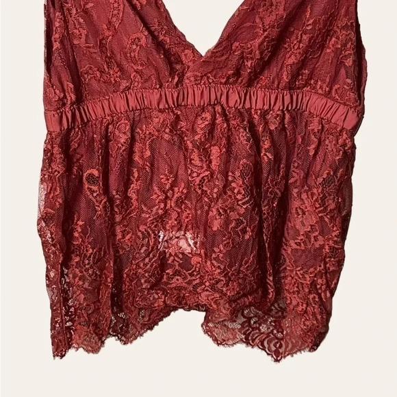 WOMEN’S FREE PEOPLE BLOUSE LACE WITH BOW SIZE SMALL NWT - Picture 11 of 12